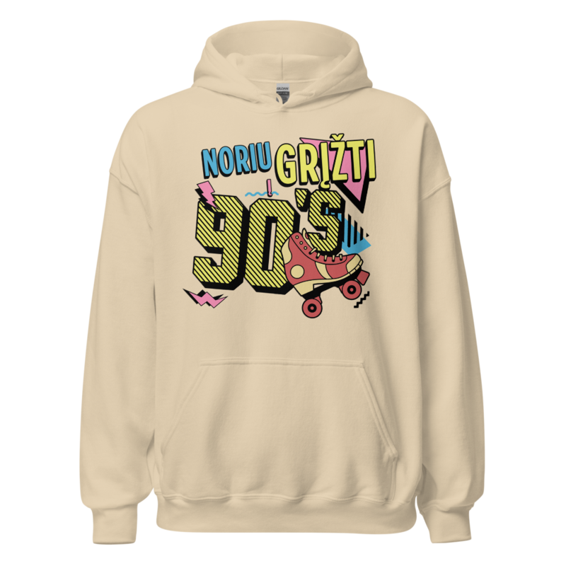 Noriu grįžti į 90s – Džemperis – Sand
