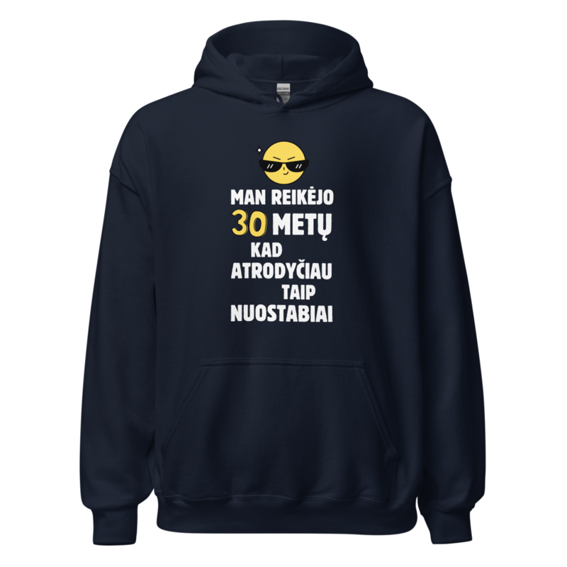 Man reikėjo 30 metų (tamsūs) – Džemperis – Navy