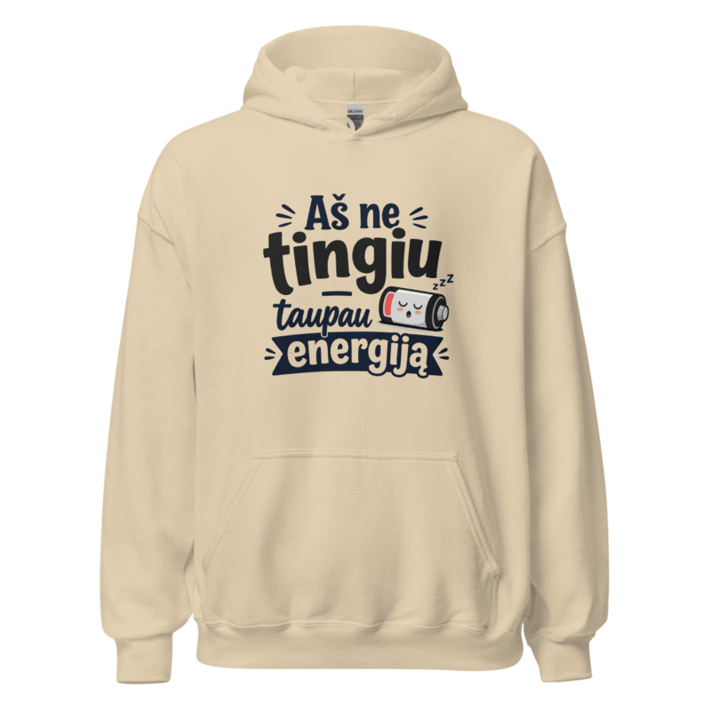 Aš ne tingiu, taupau energiją – Džemperis – Sand