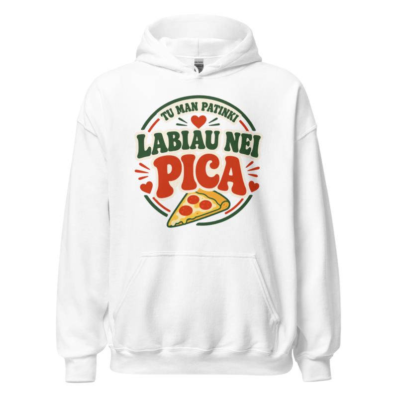 Tu man patinki labiau nei pica – Džemperis – White