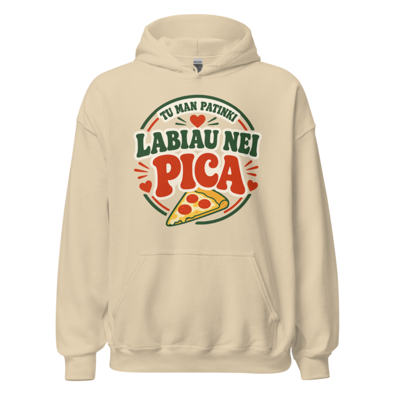 Tu man patinki labiau nei pica – Džemperis – Sand