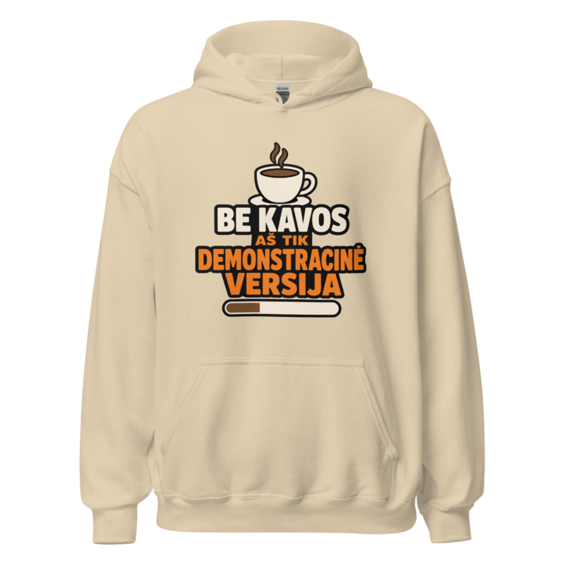 Be kavos aš tik demonstracinė versija – Džemperis – Sand