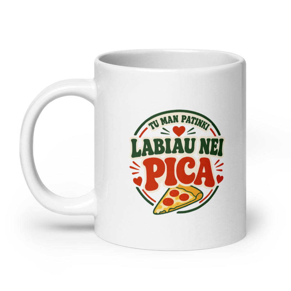 Tu man patinki labiau nei pica – Puodelis