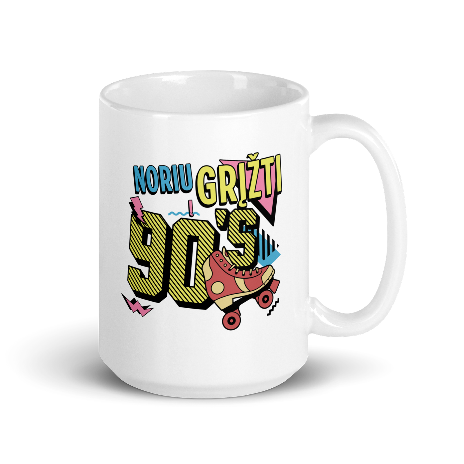 Noriu grįžti į 90's baltas puodelis