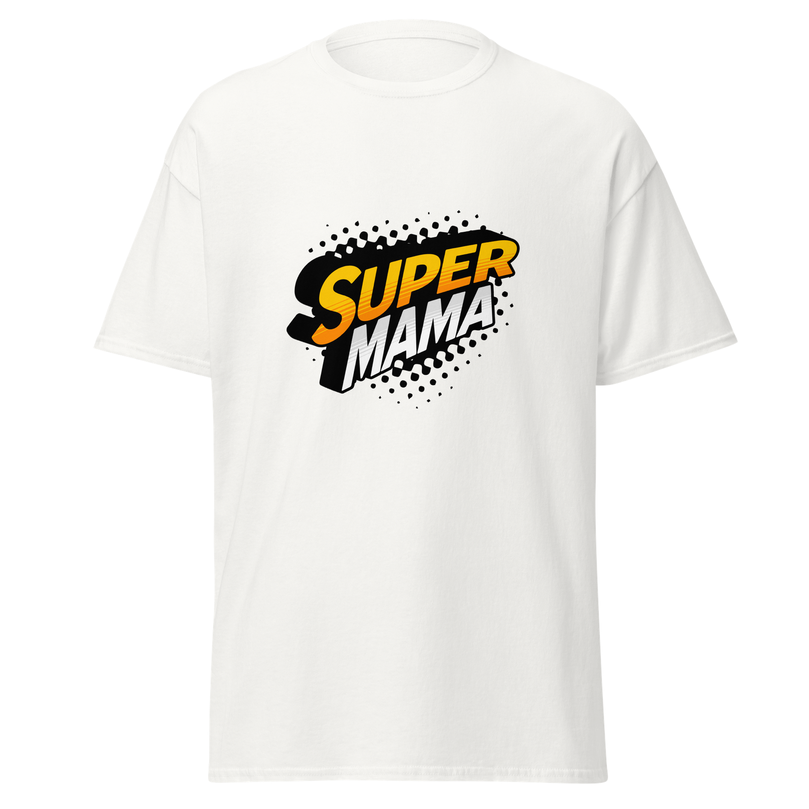Super mama šviesūs marškinėliai