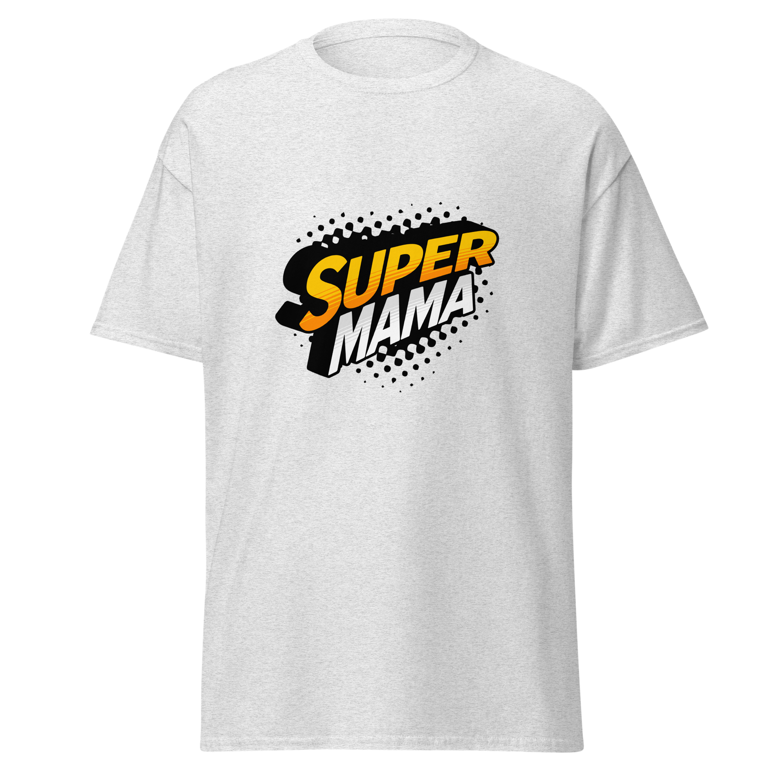 Super mama šviesūs marškinėliai
