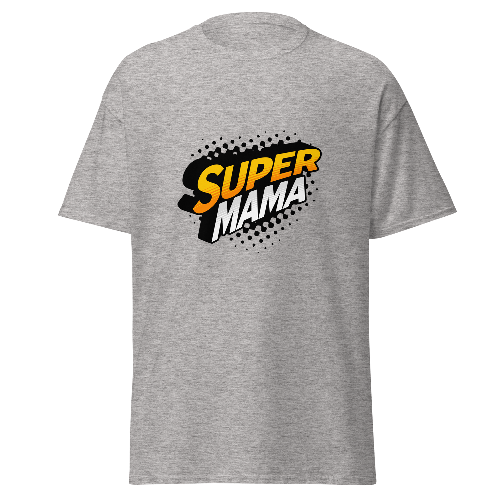 Super mama šviesūs marškinėliai